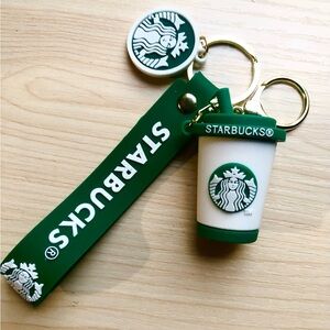 Starbucks Coffee Cup Doll Rubber 3D Keychain